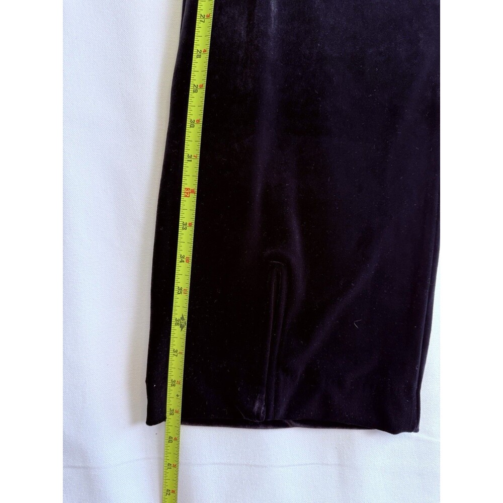 SPANX Black Velour 2-Piece Set Zip Long Sleeve Top & Wide-Leg Pants S - Picture 11 of 14